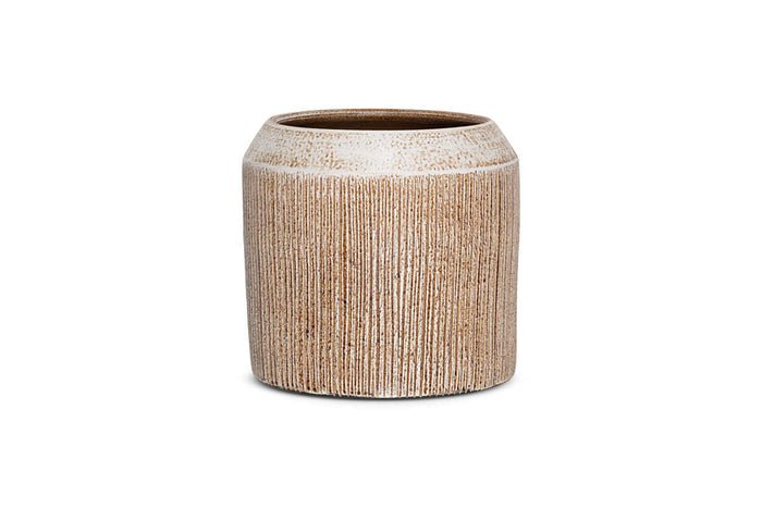 Nkuku Kubo Ceramic Planter – Terracotta — plant pot from Botanic Row