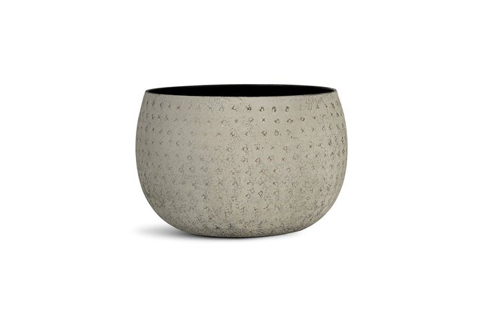 Nkuku Laoko Planter – Olive Grey — plant pot from Botanic Row