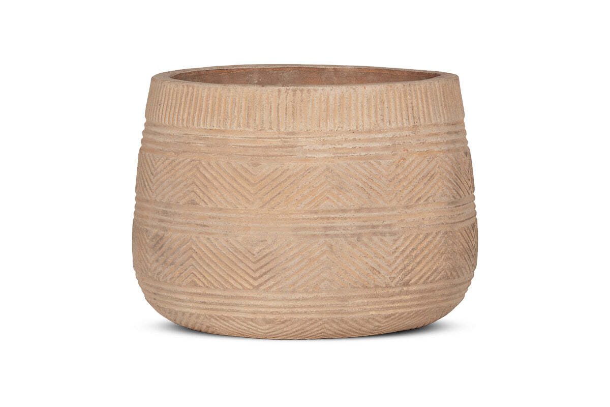 Nkuku Zadie Terracotta Planter – Natural – Large